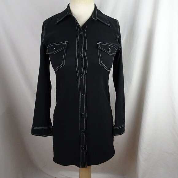 J.Crew Women Button up Dress Size 4P - Picture 1 of 9